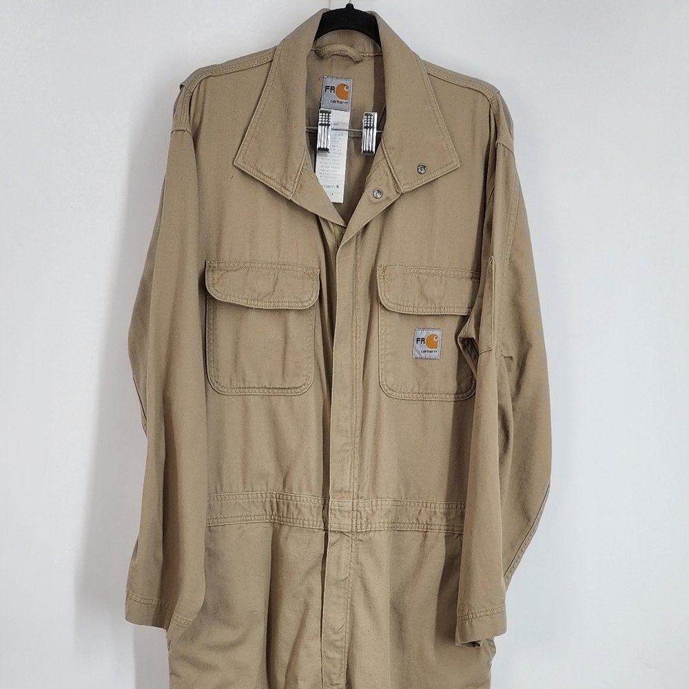 Fr Coverall Carhartt FR Flame Resistant Khaki Coverall  L Reg